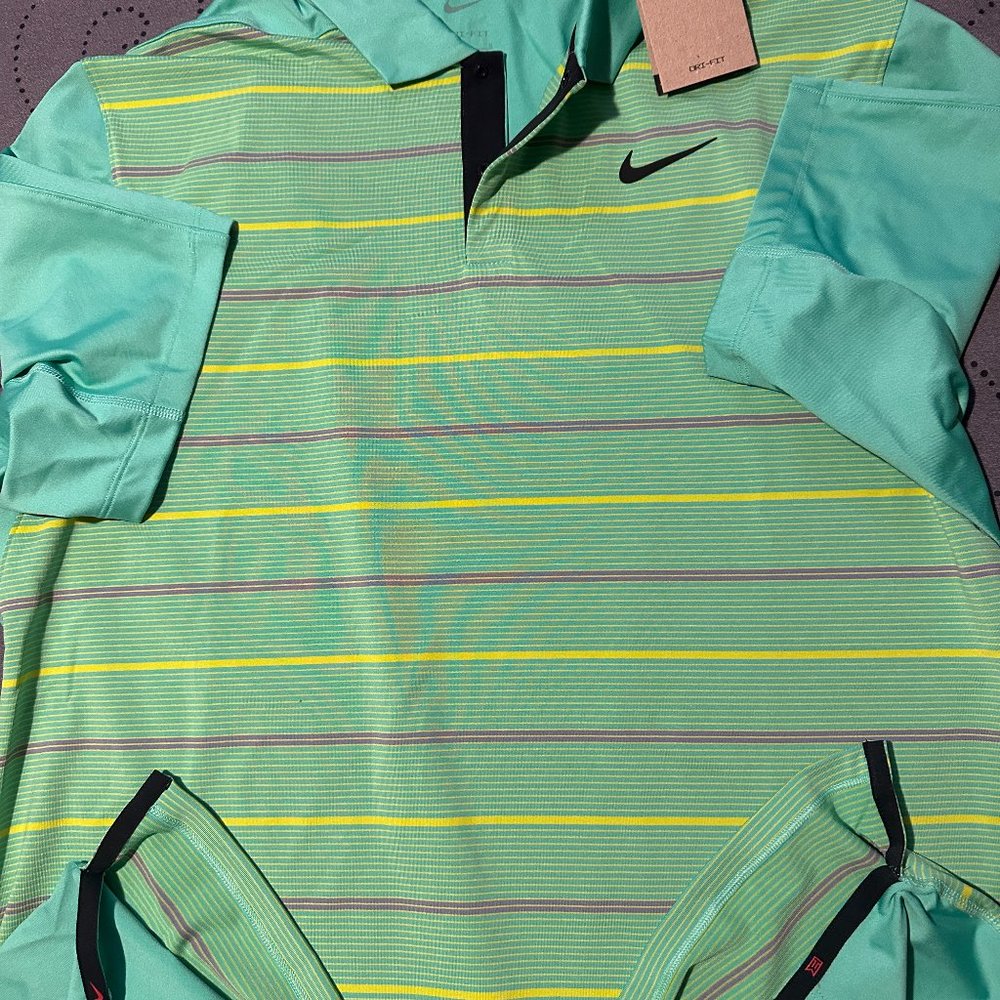 NIKE TIGER WOODS GOLF DRI-FIT-ADV POLO SHIRT SIZE 2XL OR XL MEN $90.00